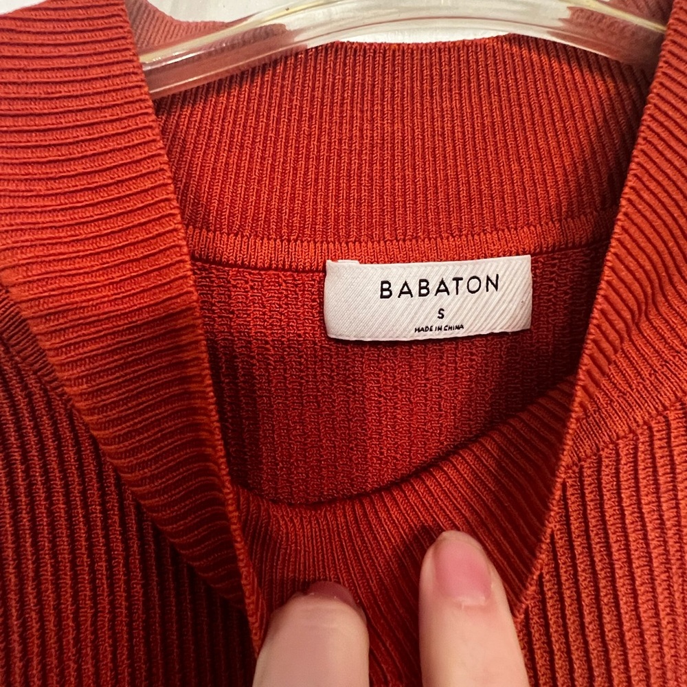 Aritzia Babaton Red Midi Dress - Picture 3 of 7